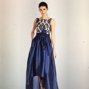 EUC Adrianna Papell High-low Ball Gown Sz 2 - STUNNING